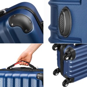 Alternative view of Zestaw walizek na kółkach MADERA granatowy 3w1