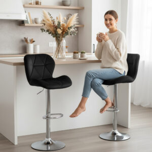 Alternative view of Hoker barowy Gordon chromowany czarny Velvet