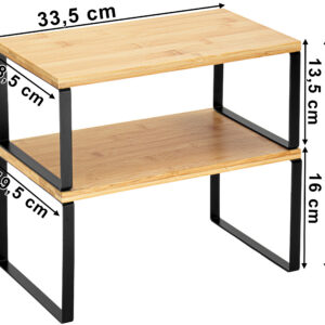 Alternative view of Zestaw 2 półek bambusowych GINGER