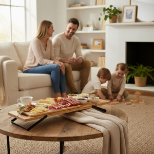 Alternative view of Deska taca bambusowa do serwowania jedzenia OFELIA