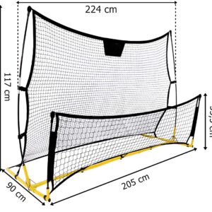 Alternative view of Bramka piłkarska treningowa LUIGI 2w1