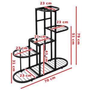 Alternative view of Kwietnik loftowy metalowy STIGAN czarny
