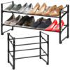 Półka na buty regulowana rozsuwana NAVIA 2 poziomy