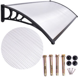 Daszek nad drzwi Sago 80x120cm czarny