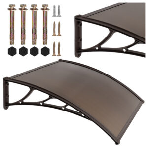 Daszek nad drzwi Sago 80x120cm brązowy