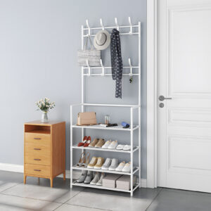 Alternative view of Wieszak stojący do przedpokoju biały Hani