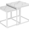 Stoliki kawowe BIAŁY PRAVEN BIAŁY MARMUR