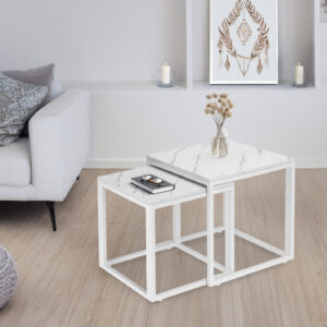 Alternative view of Stoliki kawowe BIAŁY PRAVEN BIAŁY MARMUR