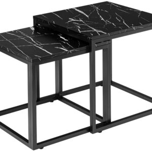 Stoliki kawowe PRAVEN CZARNY MARMUR