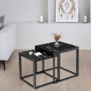 Alternative view of Stoliki kawowe PRAVEN CZARNY MARMUR