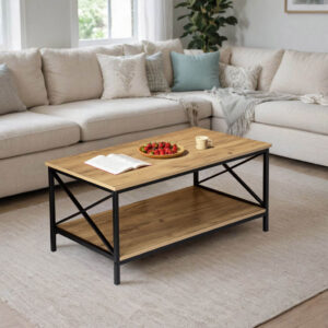 Alternative view of Stolik kawowy ława rustykalna HERNING CRAFT