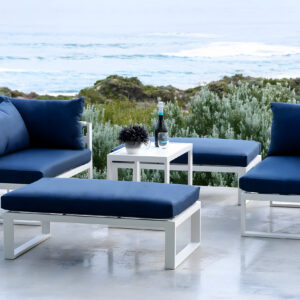 Alternative view of Zestaw mebli ogrodowych wypoczynkowy SANTO biały