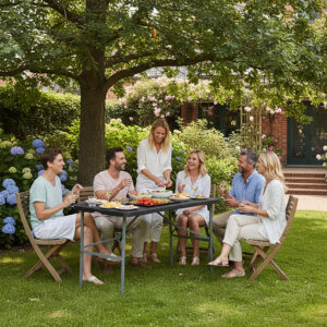 Alternative view of Stół cateringowy ogrodowy JUNE czarny