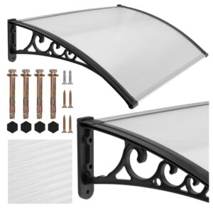 Daszek plastikowy Miko 100x150cm czarny