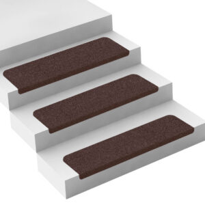 Alternative view of Dywaniki na stopnie ADRIA brązowe 15 sztuk