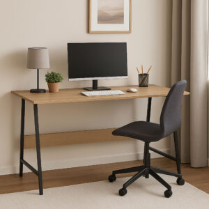 Alternative view of Biurko loftowe komputerowe GRENEN MODERN OAK