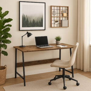 Alternative view of Biurko loftowe komputerowe GRENEN RUSTIC