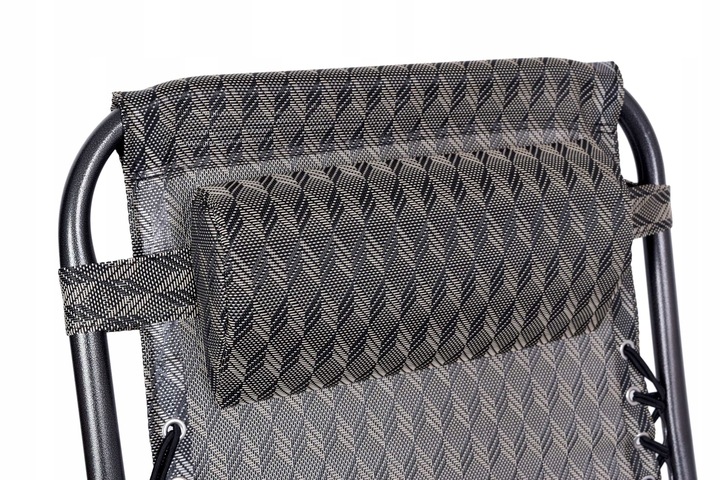 Leżak ogrodowy ORION Zero Gravity brąz jodełka - obrazek 9