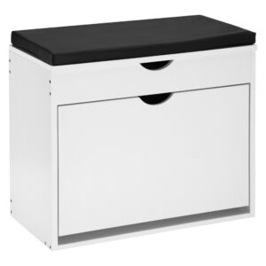 Alternative view of Szafka na buty z siedziskiem do przedpokoju HEDOR WHITE