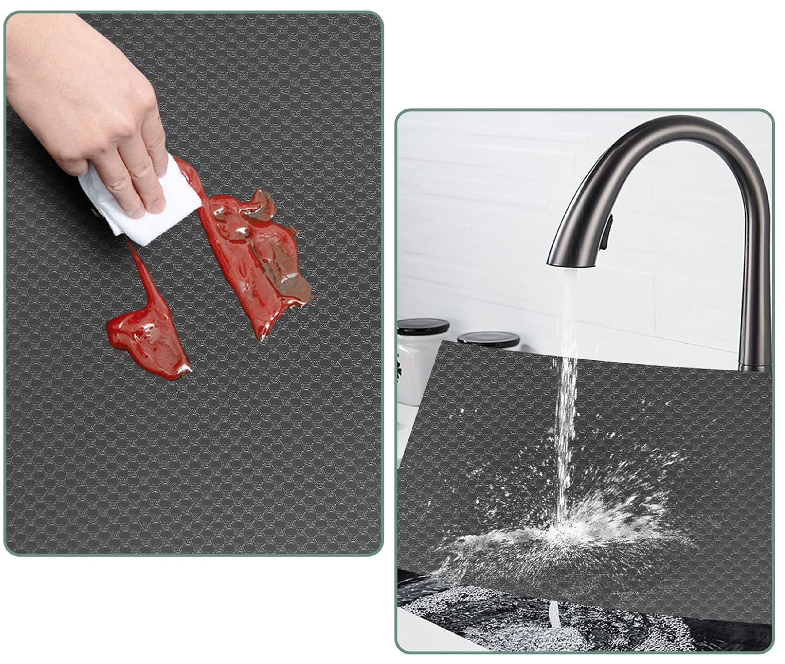 Mata antypoślizgowa do szuflad BARGO 48 x 300 cm szara - obrazek 5