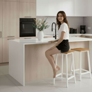 Alternative view of Hoker Kent Biały Modern Oak