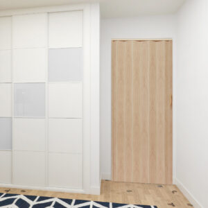 Alternative view of Drzwi harmonijkowe 001P DĄB SONOMA MAT - 90 cm