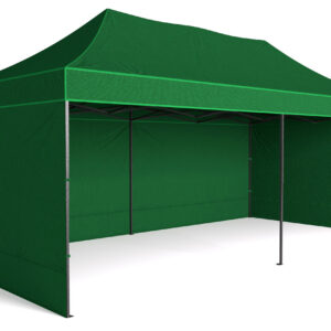 Alternative view of Pawilon handlowy ekspresowy - 3x6 m - zielony