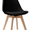 Krzesło nowoczesne Nantes DSW czarne