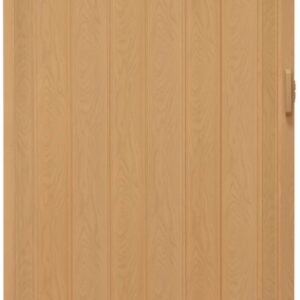 Drzwi harmonijkowe 004 02 jasny dąb 80 cm