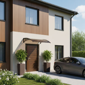 Alternative view of Daszek nad drzwi Miro 100x150cm brązowy