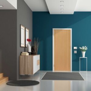 Alternative view of Drzwi harmonijkowe 004 02 jasny dąb 80 cm