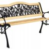 Ławka ogrodowa żeliwna TULIPAN