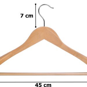 Alternative view of Wieszak drewniany na płaszcze 1 sztuka