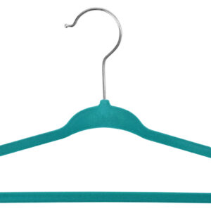 Alternative view of Wieszak welurowy Mini komplet 5 sztuk mix kolorów