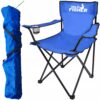 Składane krzesełko turystyczne HUGO niebieskie