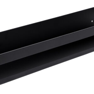 Półka łazienkowa loftowa Megara 30 cm czarna