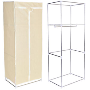 Szafa tekstylna z półką Fela - beż