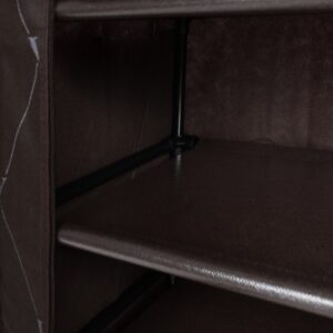 Alternative view of Szafka tekstylna na obuwie Vitto - brąz