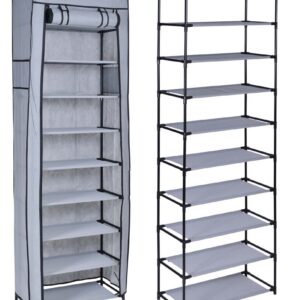 Szafka tekstylna na buty Lea szara