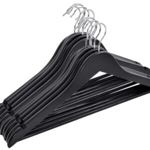 Wieszak do szafy RONDO komplet 30 szt czarny drewno