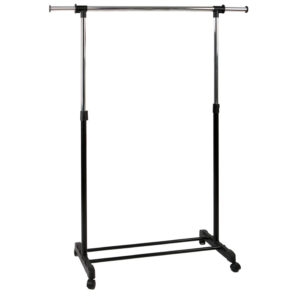 Wieszak stojący na kółkach Otto - pojedynczy