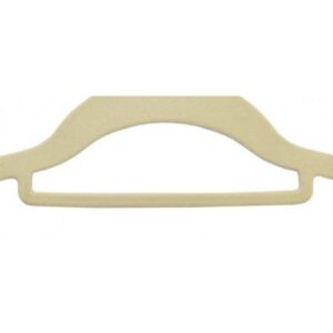 Alternative view of Wieszak welurowy Maxi komplet 5 szt - beżowy