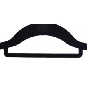 Alternative view of Wieszak welurowy Maxi komplet 5 szt - czarny