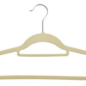 Alternative view of Wieszak welurowy MAXI komplet 100 szt beżowy