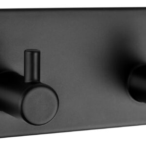 Wieszak loftowy podwójny Ambar czarny