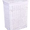 Kosz wiklinowy biały 114 L