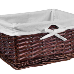 Koszyk wiklinowy 30x20x15 - brązowy