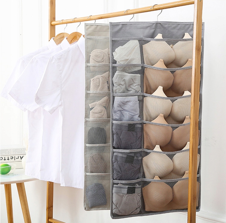 Organizer wiszący VITTO 30 kieszeni szary - obrazek 3