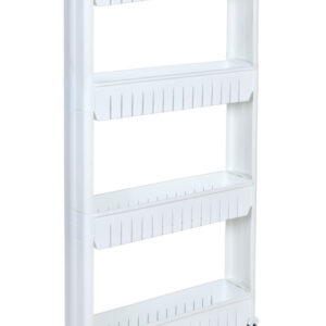 Alternative view of Półka kuchenna łazienkowa biała 4 poziomy Osmera