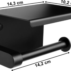 Alternative view of Uchwyt na papier toaletowy BELIK czarny loft